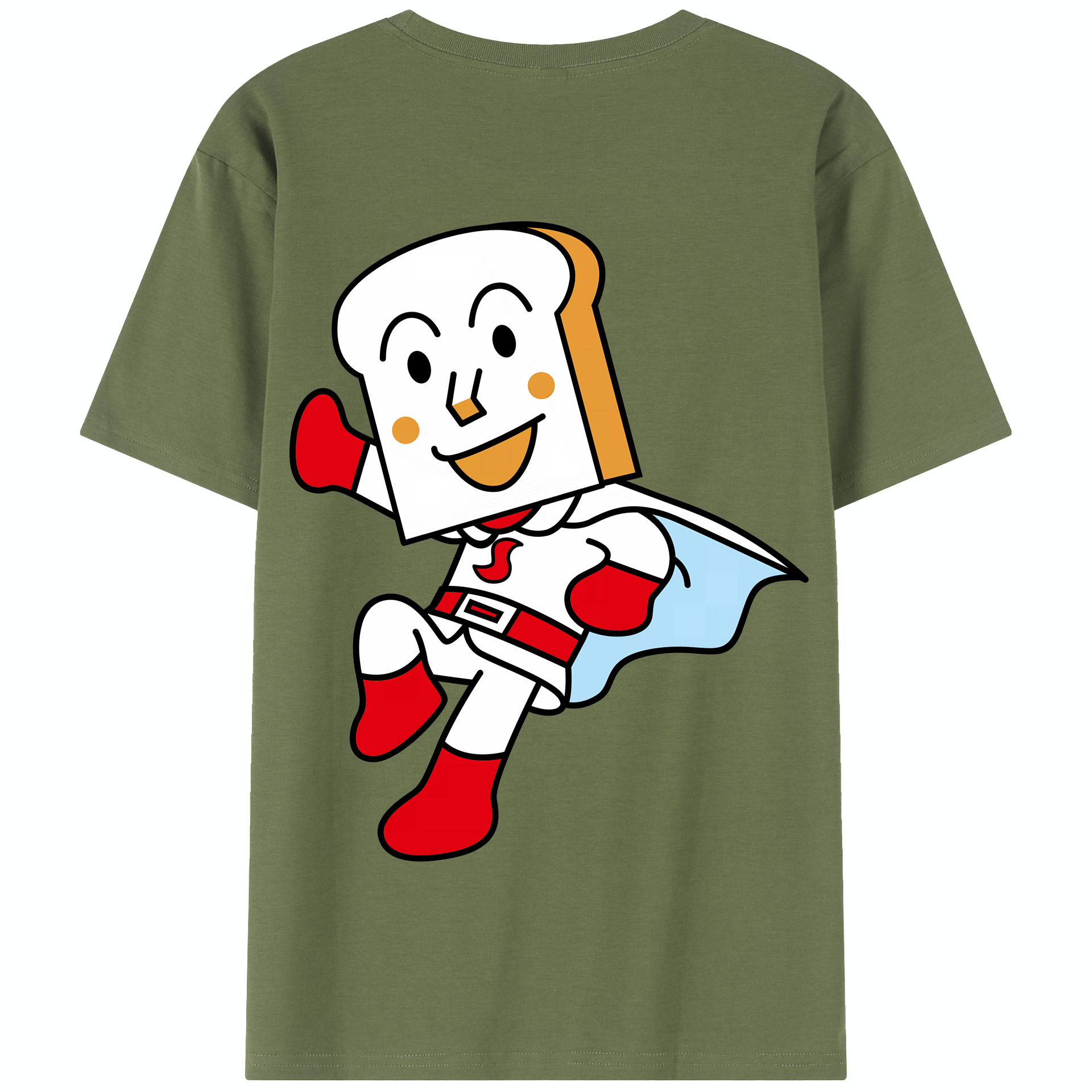 （画像用） アンパンマン Anpanman 綿100％半袖Tシャツ（背面プリント）